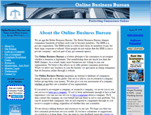 Tablet Screenshot of onlinebusinessbureau.com